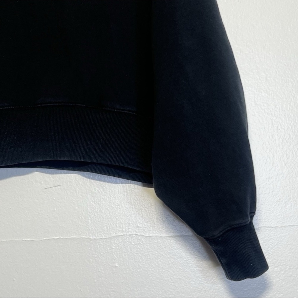 Nike Sportswear Phoenix Fleece Oversized Cropped Sweatshirt Black L Streetwear - Picture 4 of 11
